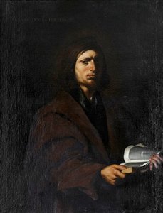 O filósofo Orígenes, c.1613-15 (óleo sobre tela) de Jusepe de Ribera