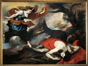 Vénus e Adonis (óleo sobre tela) de Jusepe de Ribera
