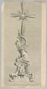 Projeto para uma cruz de altar de Juste Aurèle Meissonnier