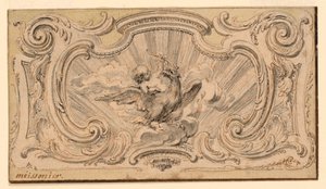 Design para um Painel Ornamental de Juste Aurèle Meissonnier