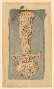 Projeto para o punho de uma espada de caça de Juste Aurèle Meissonnier
