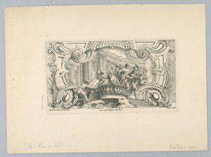 Ornamento com Figuras de Juste Aurèle Meissonnier