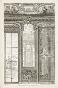 Vista dos pilares do mesmo Gabinete; Vista dos pilares do mesmo gabinete, 3ª Placa de Juste Aurèle Meissonnier