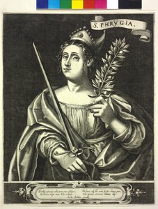 Gravura de Justus Sadeler Sibila frígia (gravura)