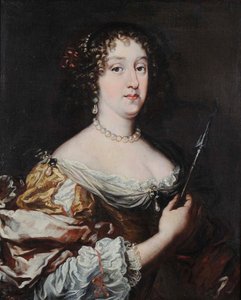 Margarida Luísa de Orleães". de Justus Sustermans