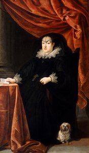 Maria Maddalena da Áustria c.1621 (óleo sobre tela) de Justus Sustermans
