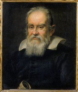 Retrato de Galileu Galilei na Galileia, astrônomo italiano