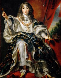 Alemão: Rei Luís XIV (1638-1715) de França Rei Luís XIV (1638-1715) de França de Justus van Egmont