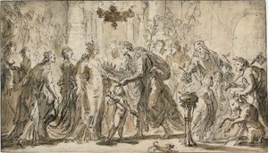 O casamento de Zenóbia e Odenatus de Justus van Egmont
