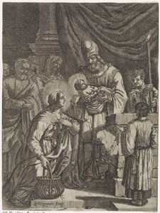 Apresentação de Cristo no templo de Justus van den Nijpoort