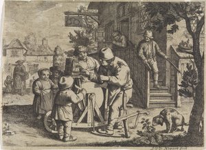 apontador de tesoura de Justus van den Nijpoort