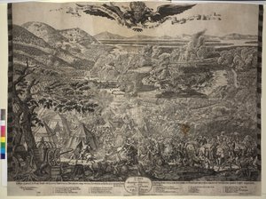 Cerco turco a Viena em 1683 (impressão) de Justus van den Nypoort