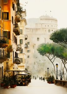 Vista encantadora de Roma de Justyna Jaszke