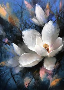 Elegante Magnolia Bloom de Justyna Jaszke