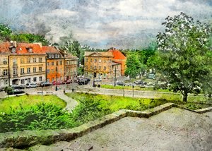 Vista do Parque Histórico da Cidade de Justyna Jaszke