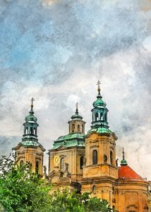 As torres históricas de Praga de Justyna Jaszke