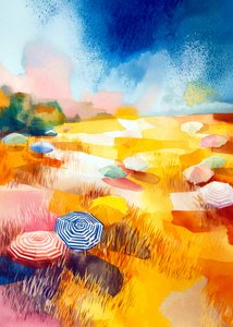 Guarda-sóis Sunny Field de Justyna Jaszke