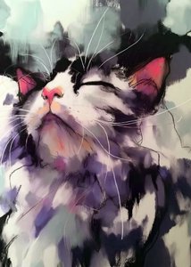 Sonho de um gato vibrante de Justyna Jaszke