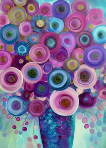 Ramos de flores vibrantes de Justyna Jaszke