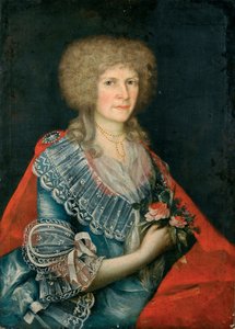 Faworski - Retrato de Teresa Garbowska, nascida Krosnowska 1789 de Jozef Faworski
