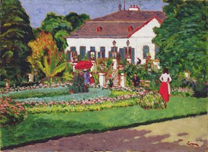 Casa senhorial em Kertvelyes, 1907 de József Rippl Rónai