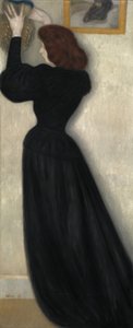 Mulher esbelta com vaso, 1894 de József Rippl Rónai