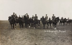 Álbum Jack Bosio - Campanha de Guerra 1917-1920: Missão Militar na Polônia (Varsóvia - Posen) março-abril 1919, uma bateria de cavalo em Posen (Poznan), 03-041919 de K. Greger