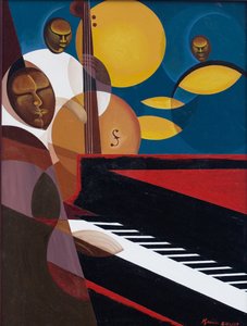 Cobalt Jazz, 2007 (óleo e acrílico sobre tela)