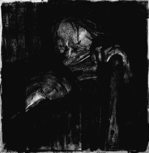 Ao descascar de Käthe Kollwitz