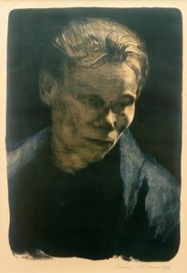 K.Kollwitz, mulher trabalhadora da Brustbild de Käthe Kollwitz