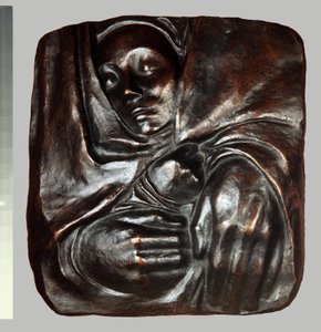 Descanse na paz de suas mãos, 1936 (bronze)