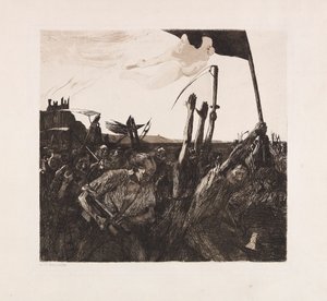 Revolta, 1899. de Käthe Kollwitz