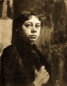 auto-retrato de Käthe Kollwitz
