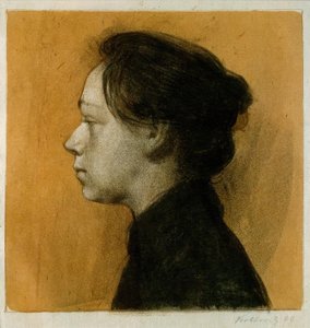 Auto-retrato de perfil à esquerda II