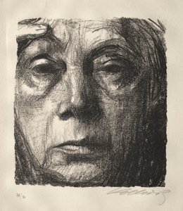 Auto-retrato de Käthe Kollwitz