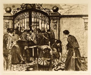 tempestade de Käthe Kollwitz
