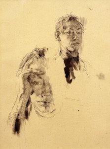 Dois auto-retratos de Käthe Kollwitz
