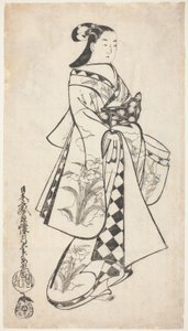 Beleza em pé de Kaigetsudo Anchi