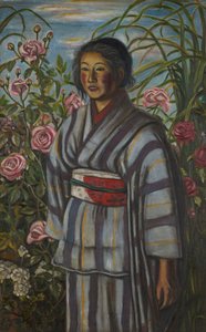 Rosas e uma rapariga de Kaita Murayama