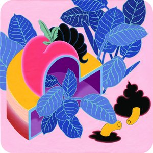 Apple Peach, 2019 (acrílico sobre tela) de Kam Tsz