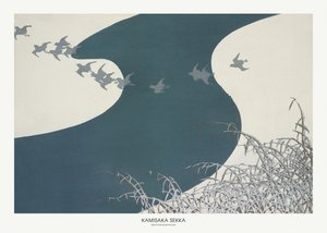 Aves de Momoyogusa de Kamisaka Sekka