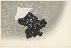 neve rodopiante Tomoe no yuki Flores de cem mundos (título da série) Momoyogusa, vol. 1 (título da série) de Kamisaka Sekka