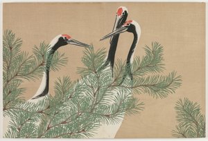 Flores de Cem Mundos (Momoyogusa): Guindastes (Tsuru)