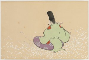 Flores de Cem Mundos (Momoyogusa): primavera Tardia (Boshun) de Kamisaka Sekka