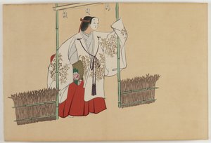Flores de Cem Mundos (Momoyogusa): Nonomiya (Nonomiya) de Kamisaka Sekka