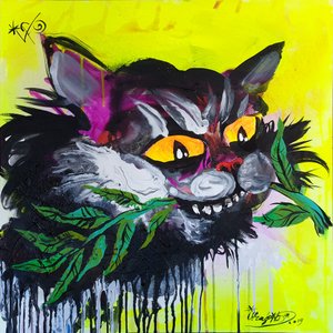 O gato travesso vai-se embora