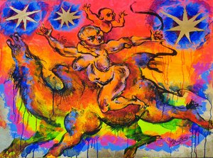 Sagitário Celestial Nu de Kanat Ibragimov