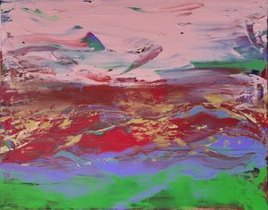Paisagem abstrata vibrante de Kanat Ibragimov