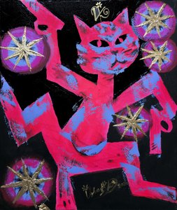 Gato Neon Vibrante de Kanat Ibragimov