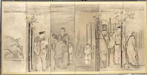 Sete Sábios do Bosque de Bambu, 1600.